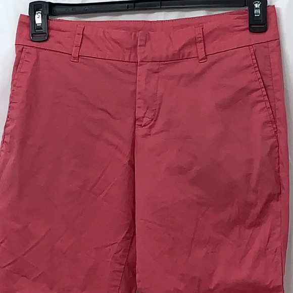 Women’s Kut From The Kloth Taylor Cropped Pink Trousers Size 4 EUC - Picture 3 of 7